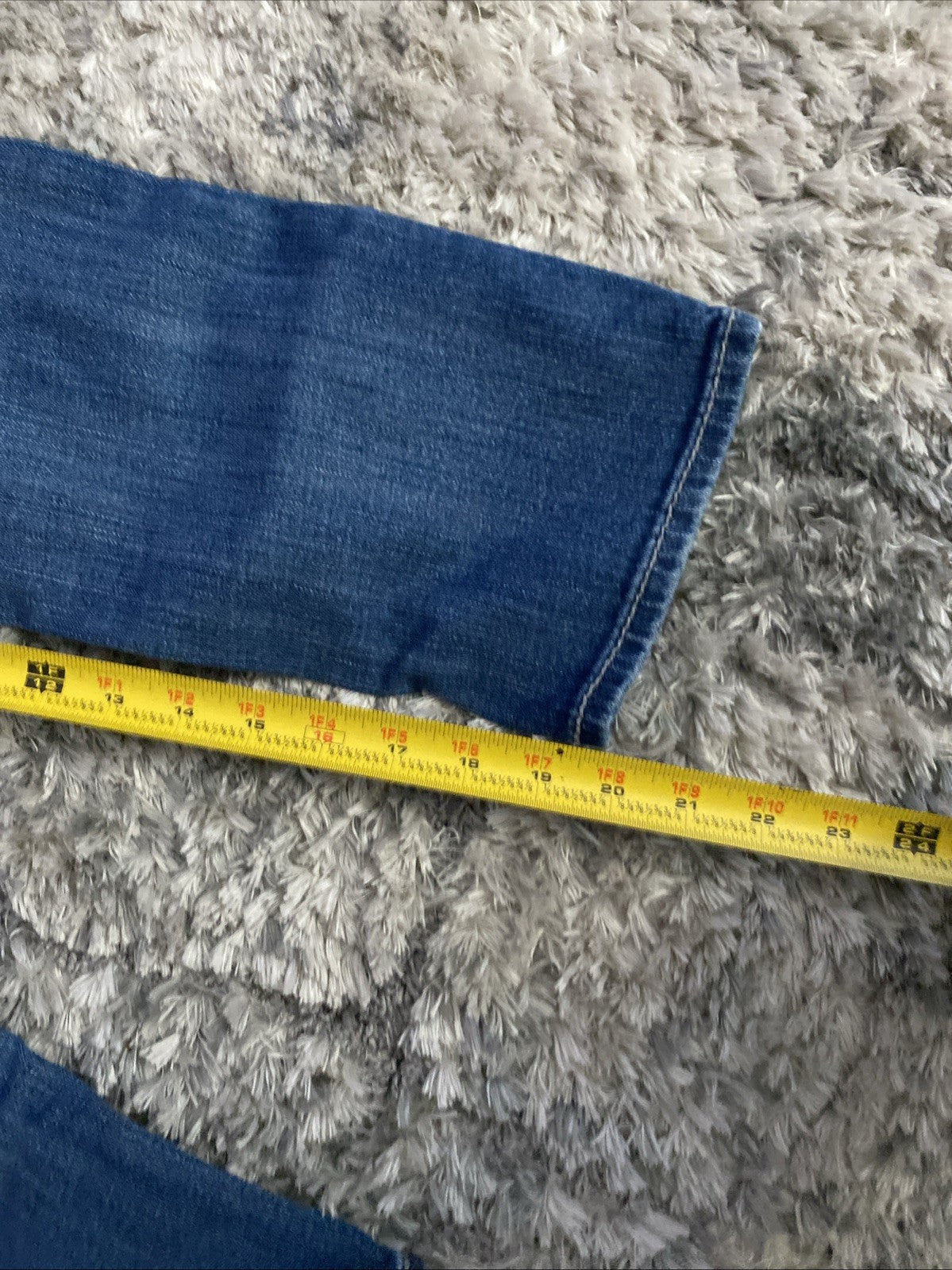 Big Star Women's Sweet Boot Denim Blue Jeans Size 28R Ultra Low Rise 28 X 19