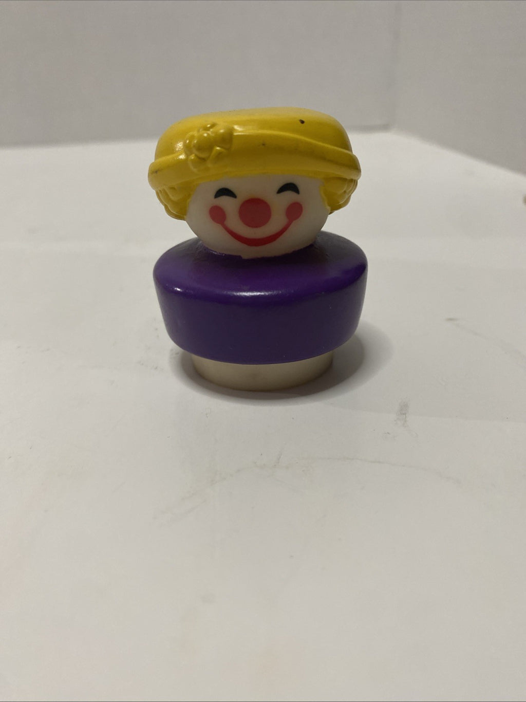 Vintage 1991 Fisher-Price Little People Chunky Clown For Circus Train