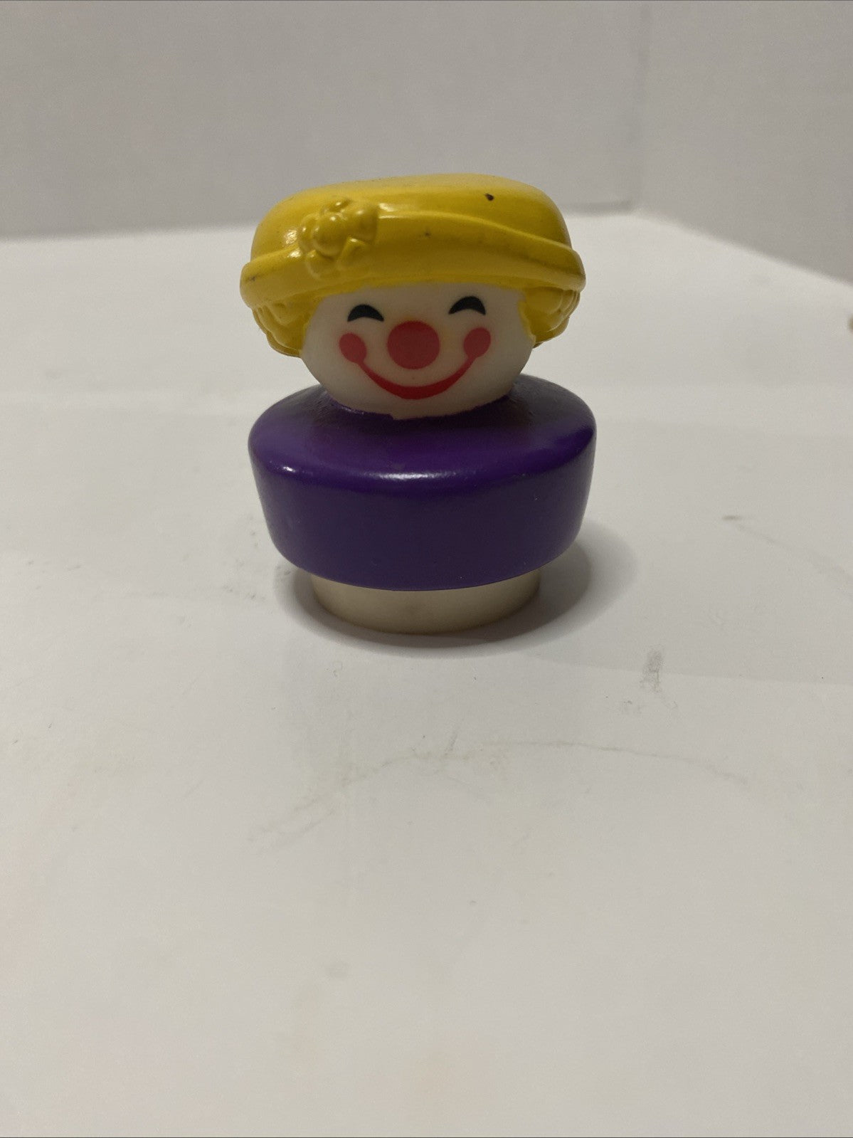 Vintage 1991 Fisher-Price Little People Chunky Clown For Circus Train