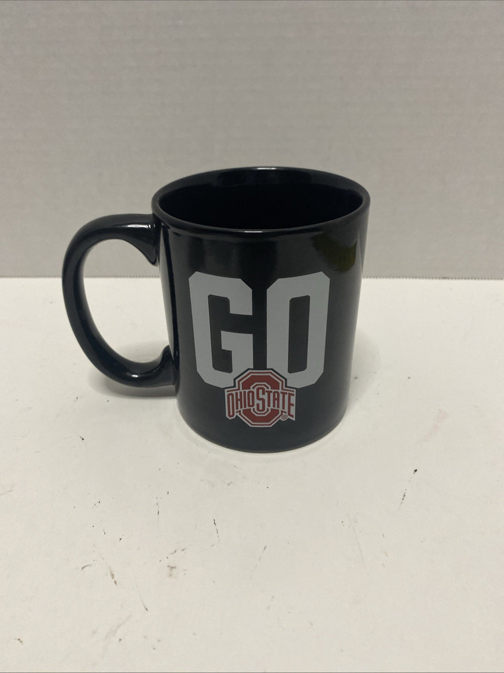 Ohio State University Coffee Mug Black with Red OSU Emblem!
