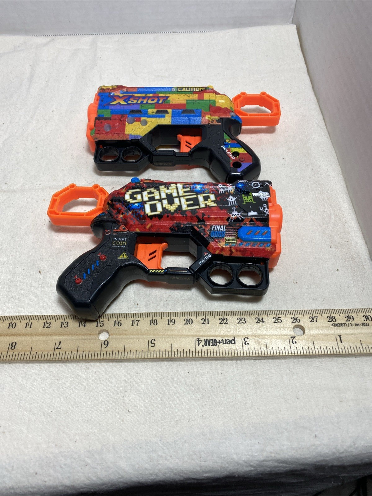 2 Nerf X-Shot Pistols Game Over Special Ops