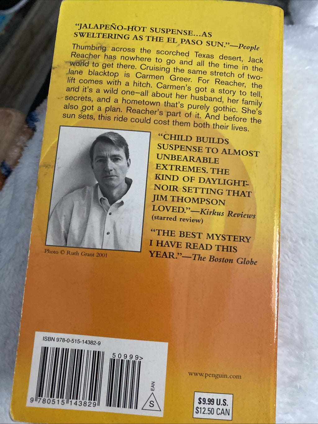 Echo Burning; Jack Reacher paperback, Lee Child