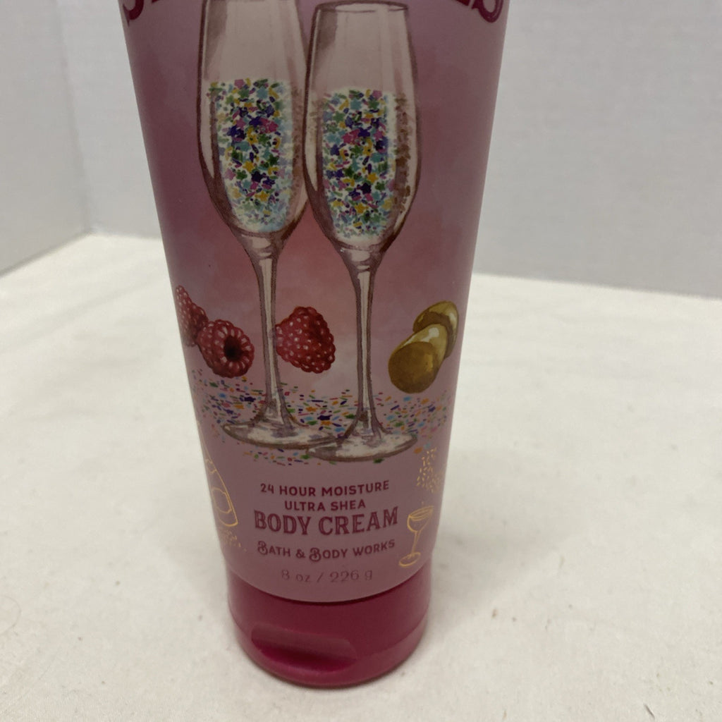1 BATH & BODY WORKS CHAMPAGNE SPRINKLES HAND BODY CREAM 8 OZ ULTIMATE HYDRATION