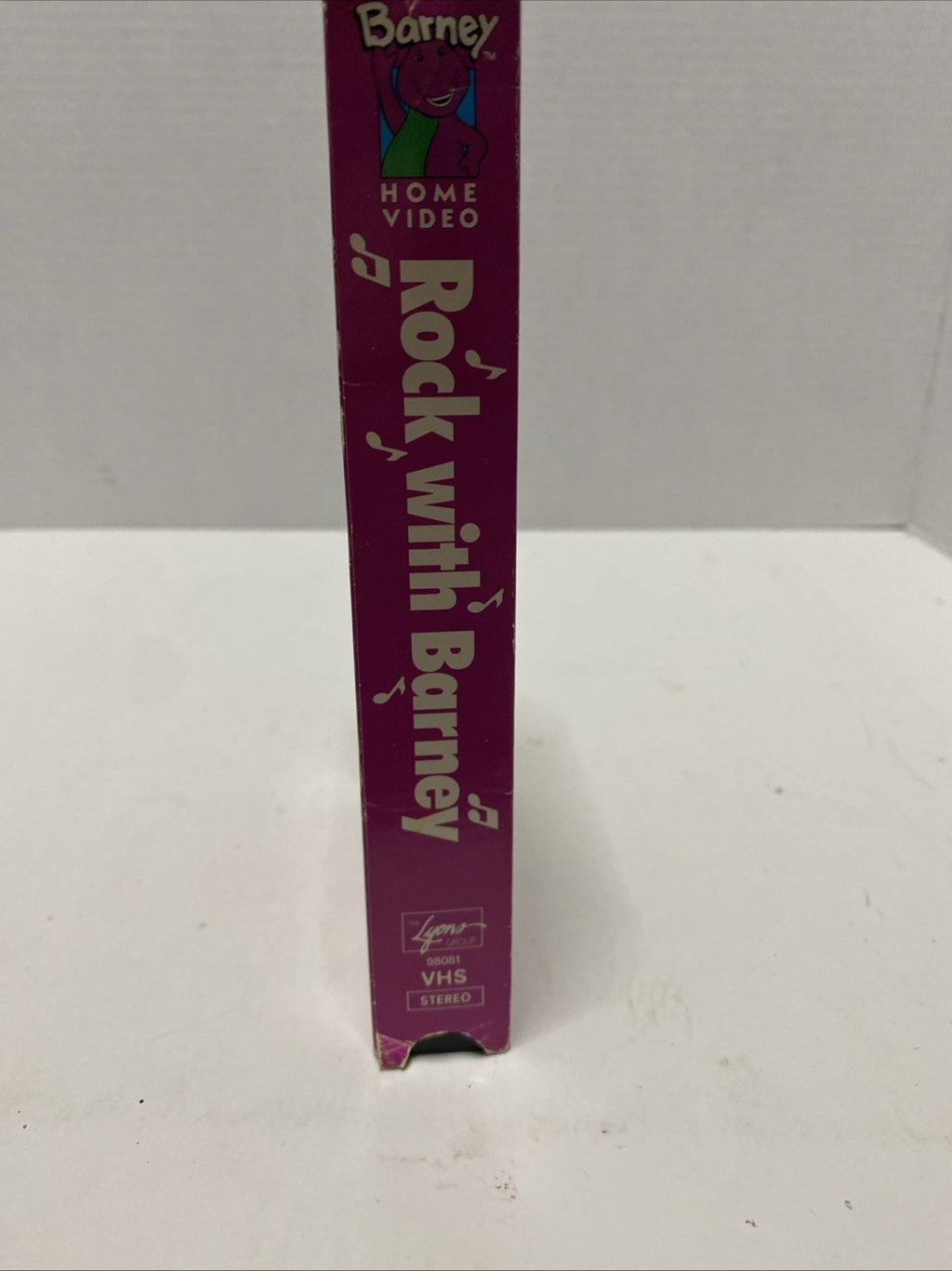 VTG VHS Barney & Friends Rock With Barney 1991 Video Tape Sing Along Lyons Group