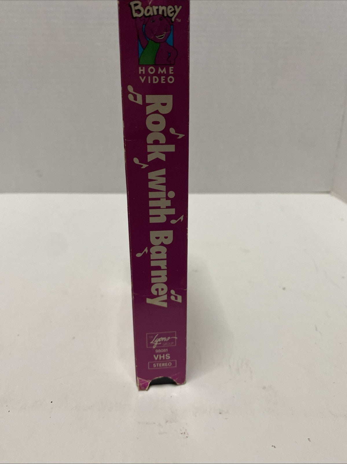 VTG VHS Barney & Friends Rock With Barney 1991 Video Tape Sing Along Lyons Group
