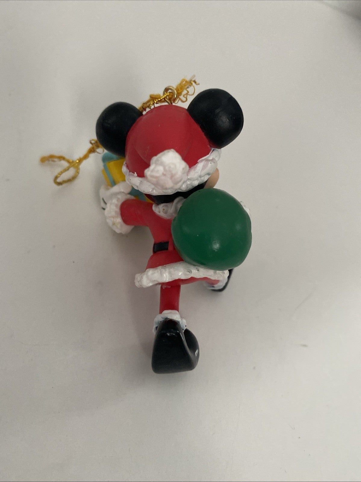 Enesco Disney Mickey Unlimited Santa Mickey Mouse Christmas Ornament w Orig Box