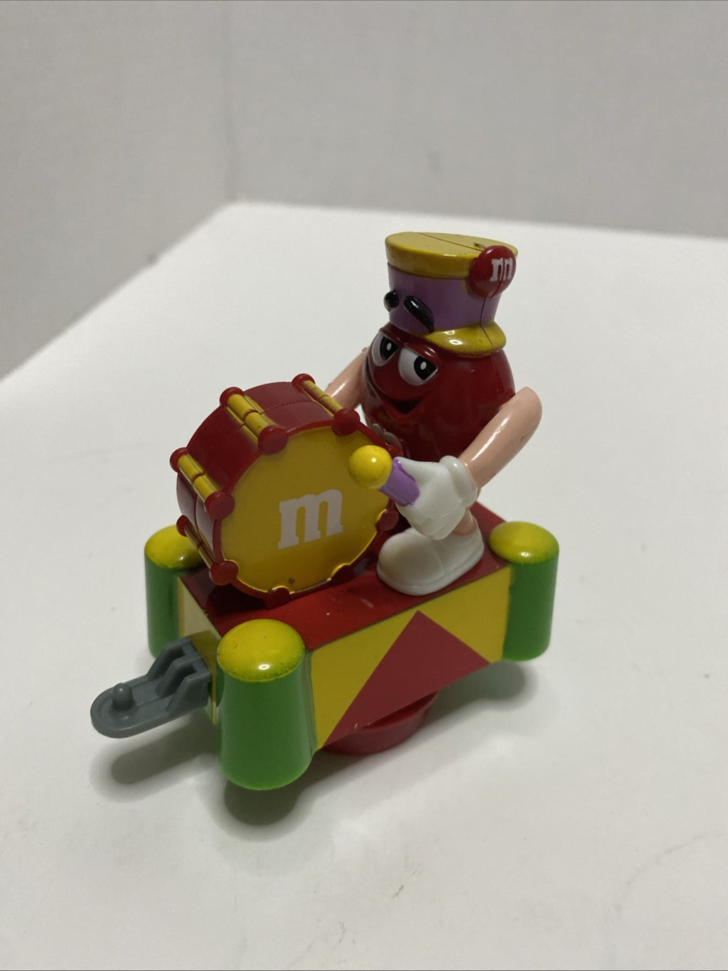 2005 M&M's Toy Train Drummer Marching Band Motion When Rolling No Candy Tube