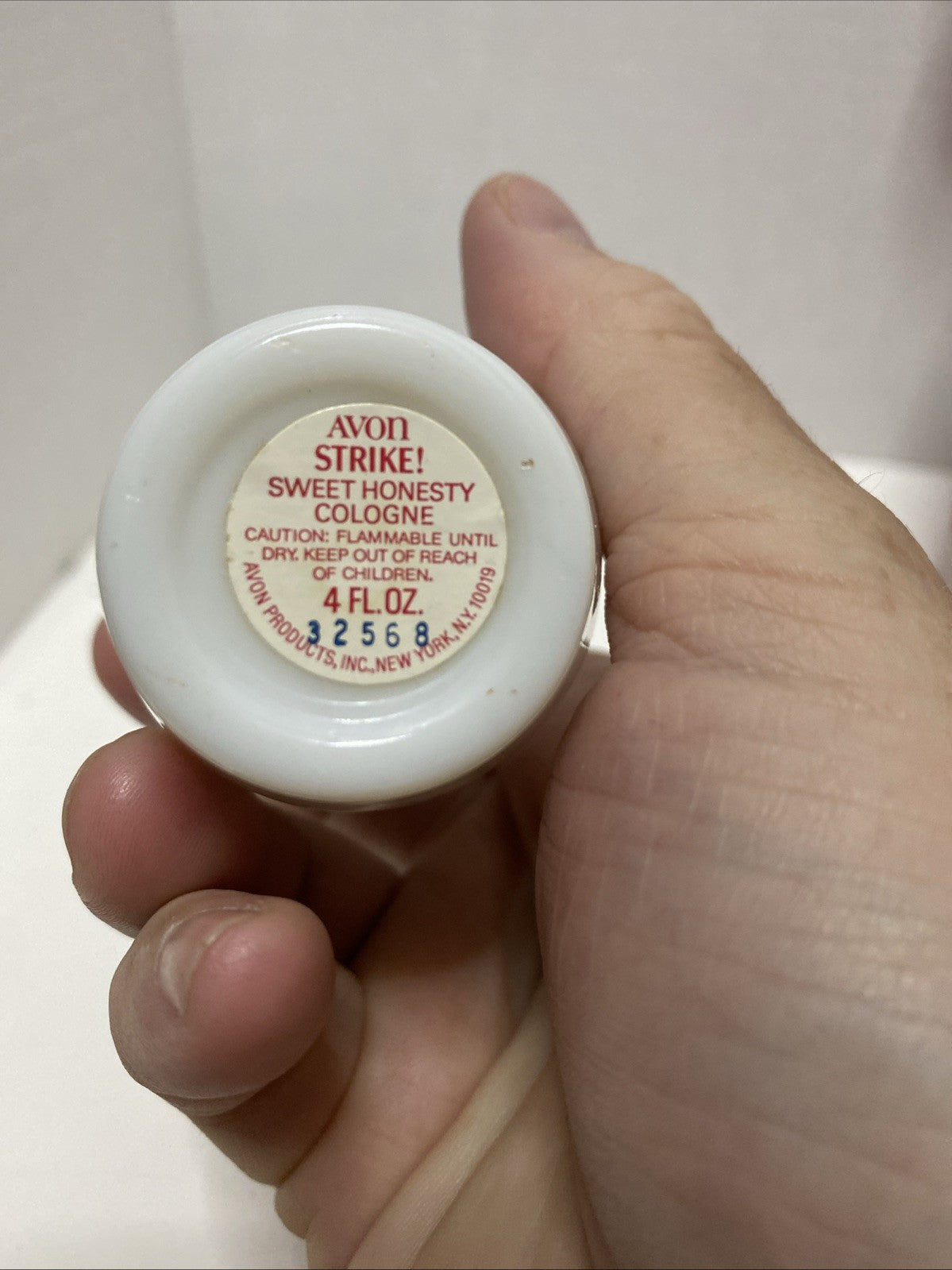 Avon Vintage Strike! Sweet Honesty Cologne Empty bottle