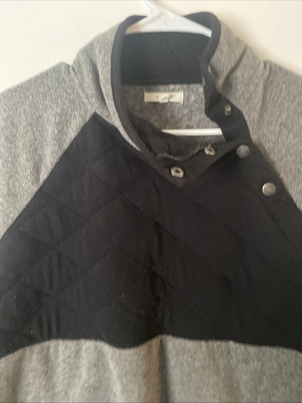 Maurices Women's Long Sleeve  Pullover Tops Sweater With Asymmetrical Snap  XL