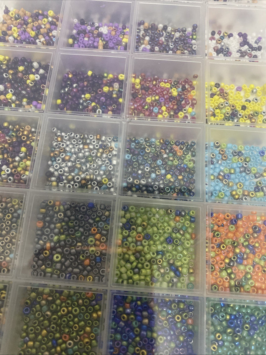 Lot of Size 5 & 6 'E' Seed Beads For Crafts, Jewelry, Costumes, Decorations