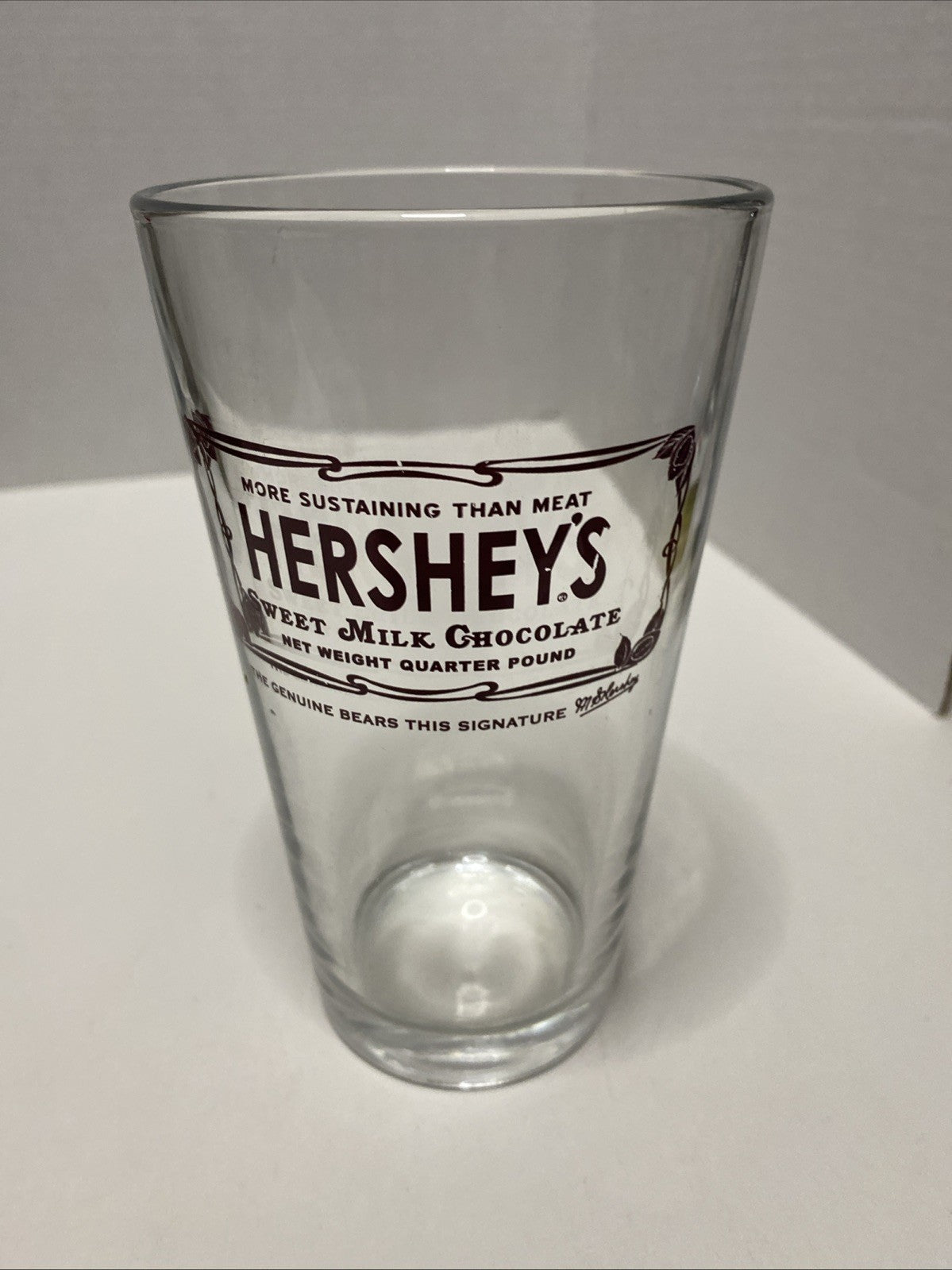 Hershey 16 Oz Drinking Glass