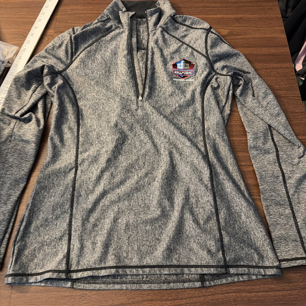 Antigua Women's NFL Pro Football Hall Of Fame 1/4 Zip Pullover Jacket sz Small