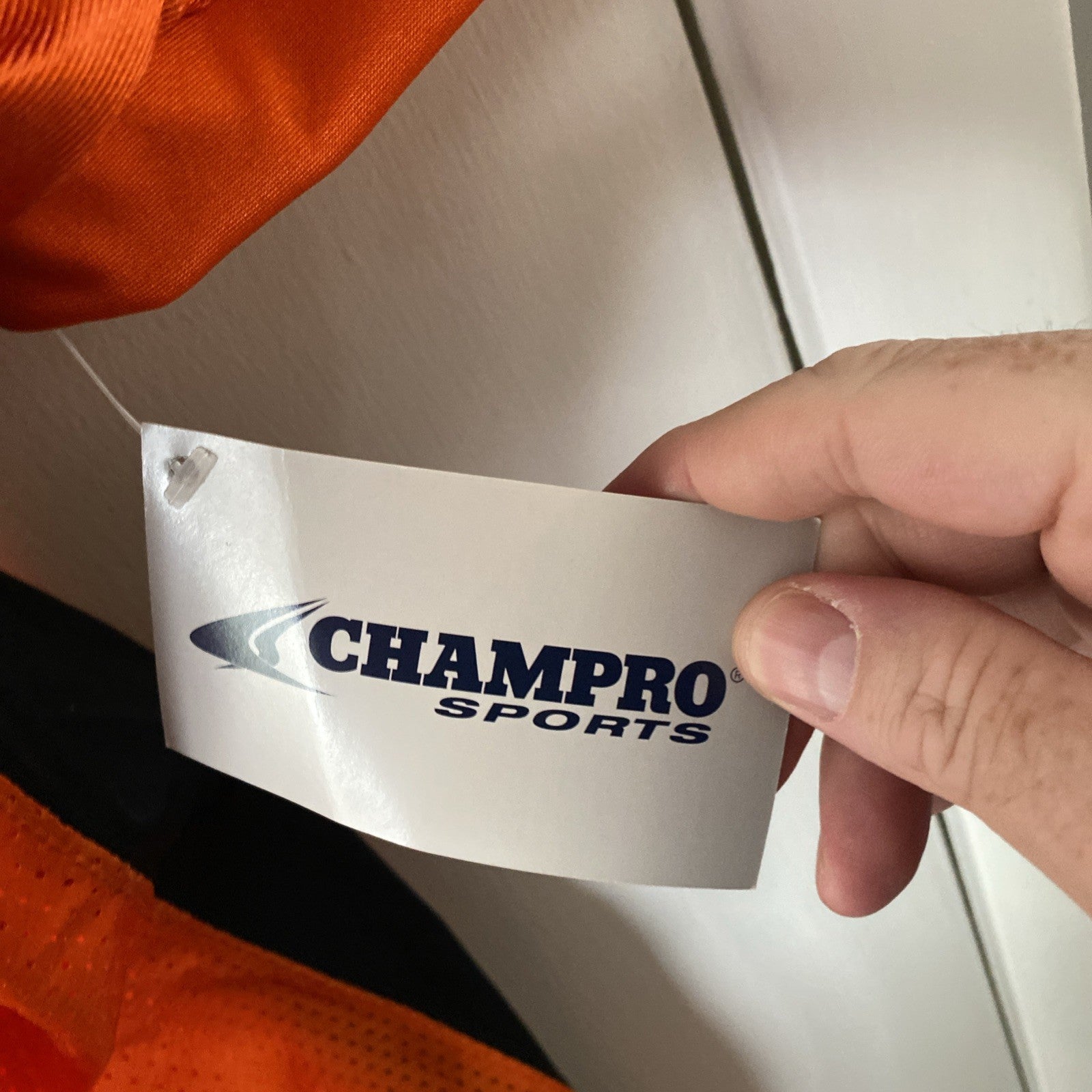 Champro Sports Men’s Jersey Football Orange And Black 2X