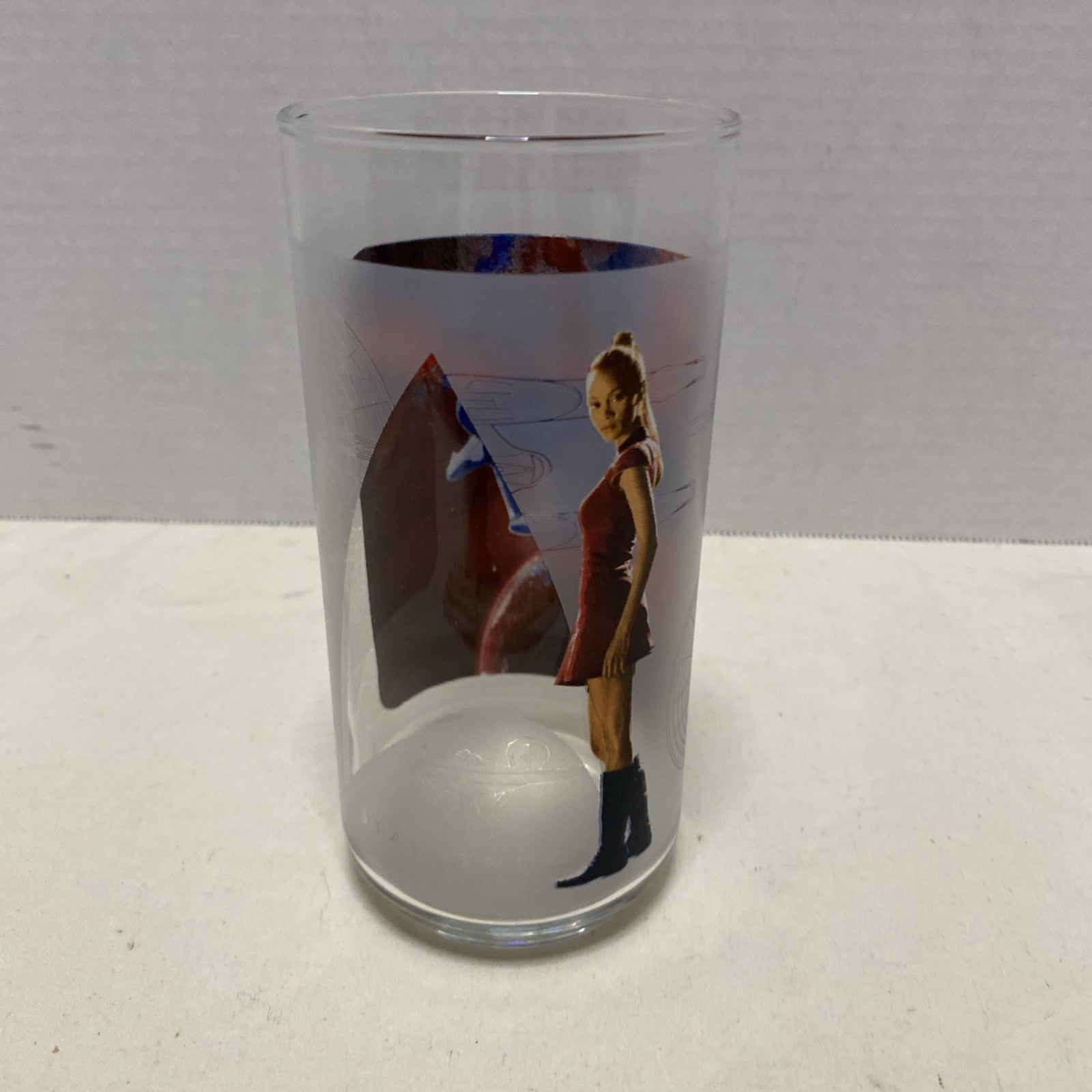 Star Trek UHURA Collectible Burger King 2008 Promotional Glass