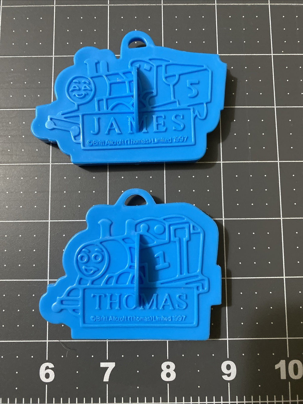 Thomas The Tank Engine  & James Cookie Cutters, VTG 1997 Embossed
