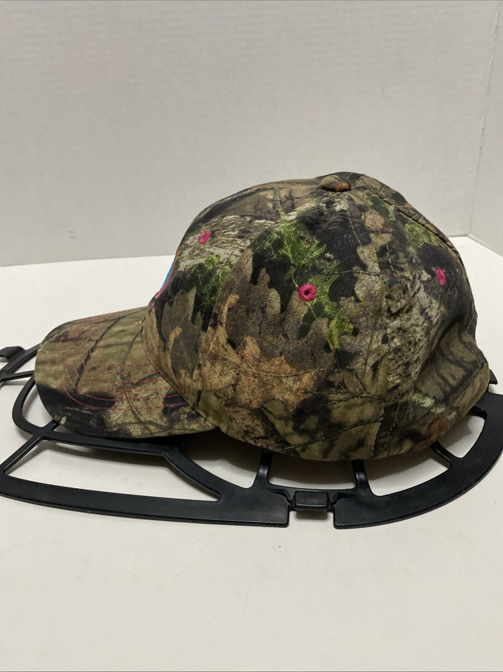 Mossy Oak Camo Camouflage Women’s Pink Logo Hunting Hat Outdoor Cap
