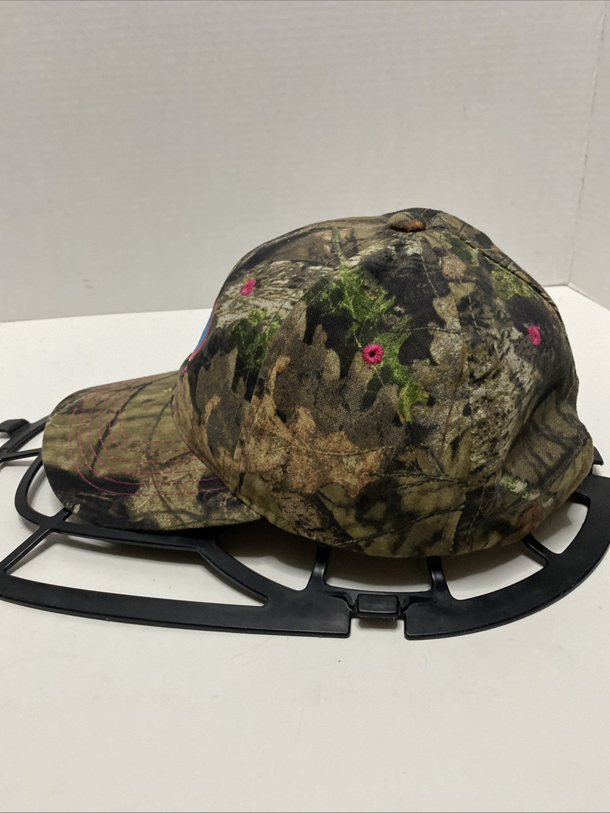 Mossy Oak Camo Camouflage Women’s Pink Logo Hunting Hat Outdoor Cap
