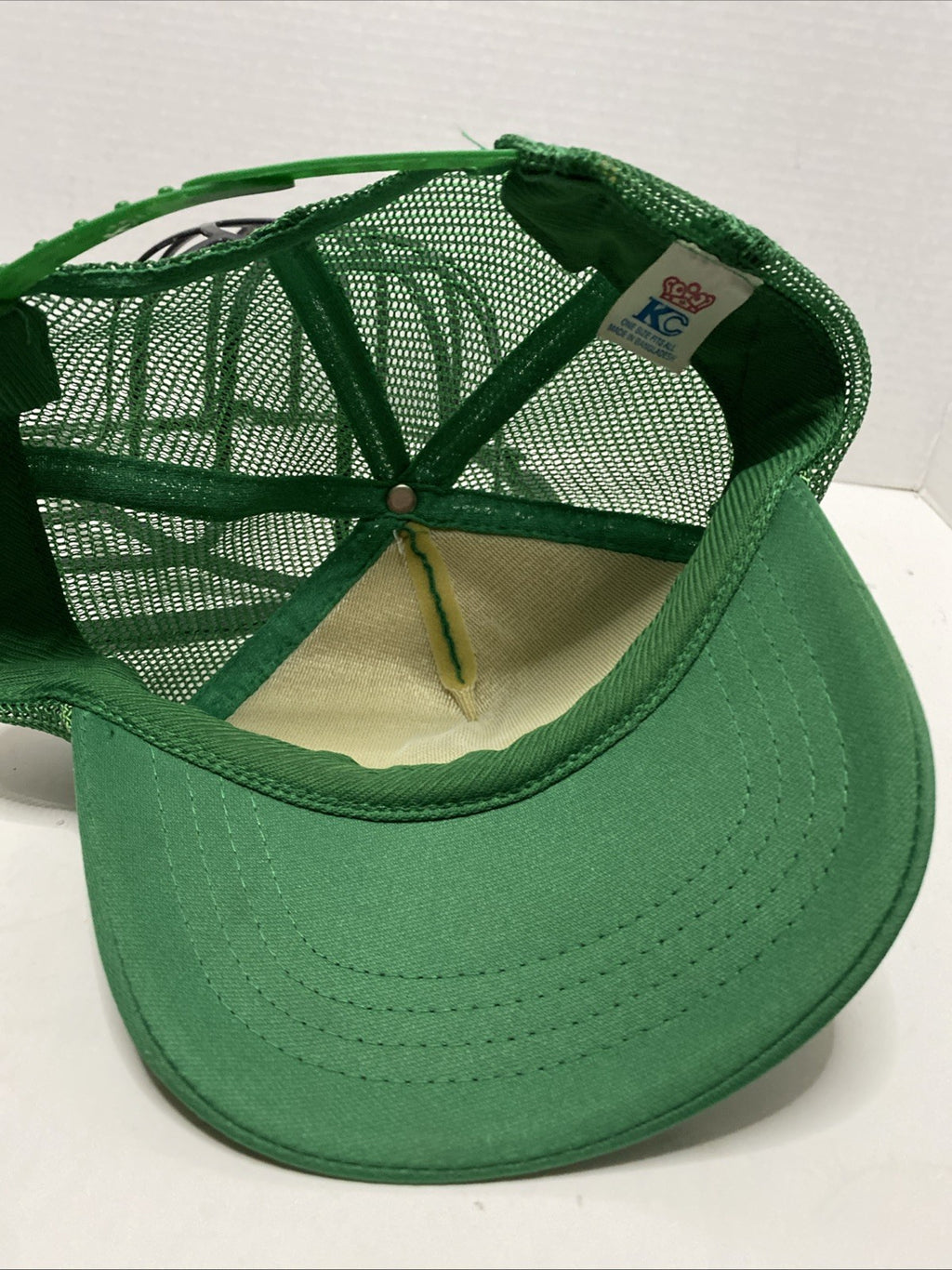Vintage John Deere Mesh Trucker Snapback Foam  Baseball Cap Hat rope Cap
