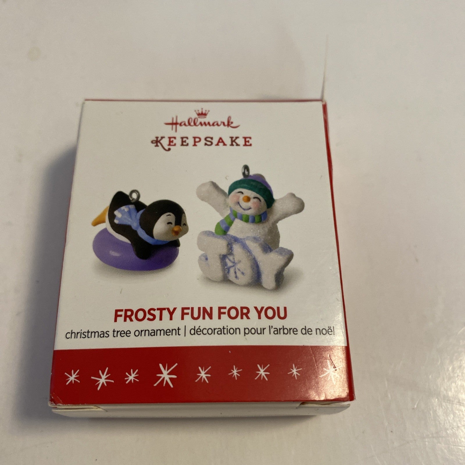 Hallmark Keepsake Ornament Frosty Fun For You Christmas Snowman Miniature