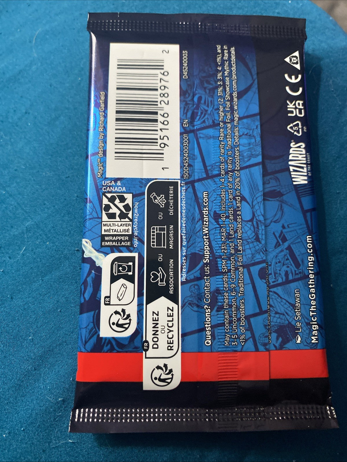 10x MTG Booster Pack Marvel's Spider-Man - Play Booster Pack New