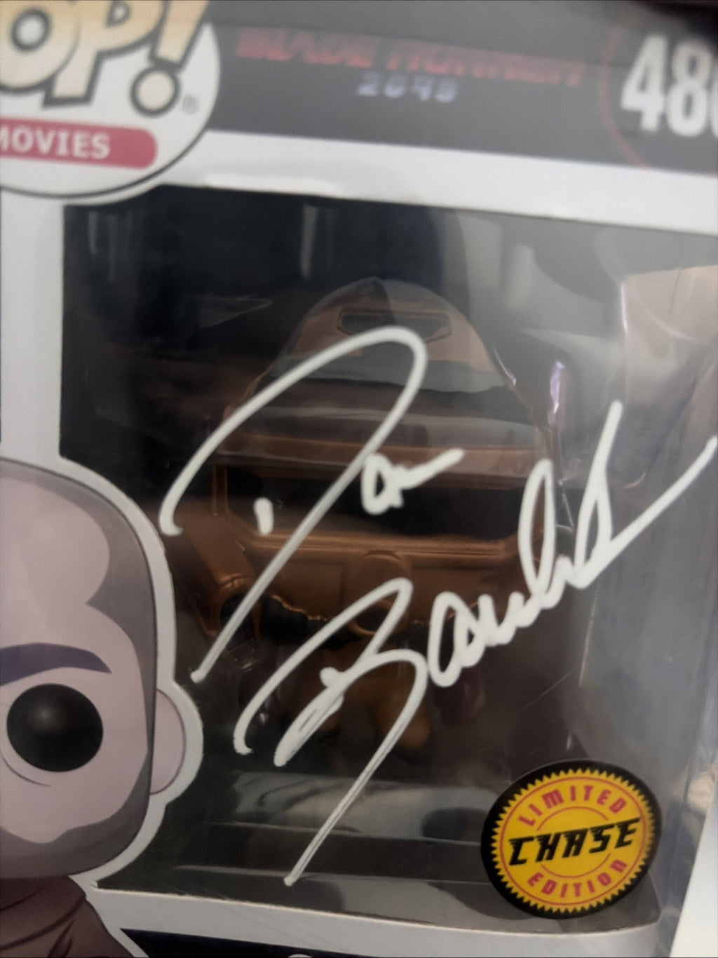 DAVE BAUTISTA SIGNED SAPPER BLADE RUNNER 2049 CHASE FUNKO POP FIGURE GOTG JSACOA