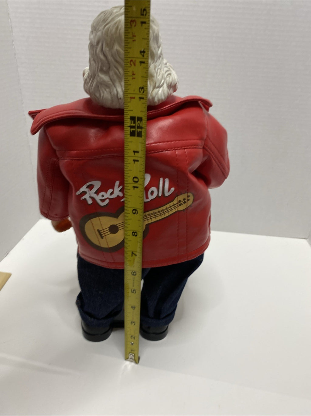 Vintage Gemmy Rock'n Roll Santa North Pole Productions Rare 2000