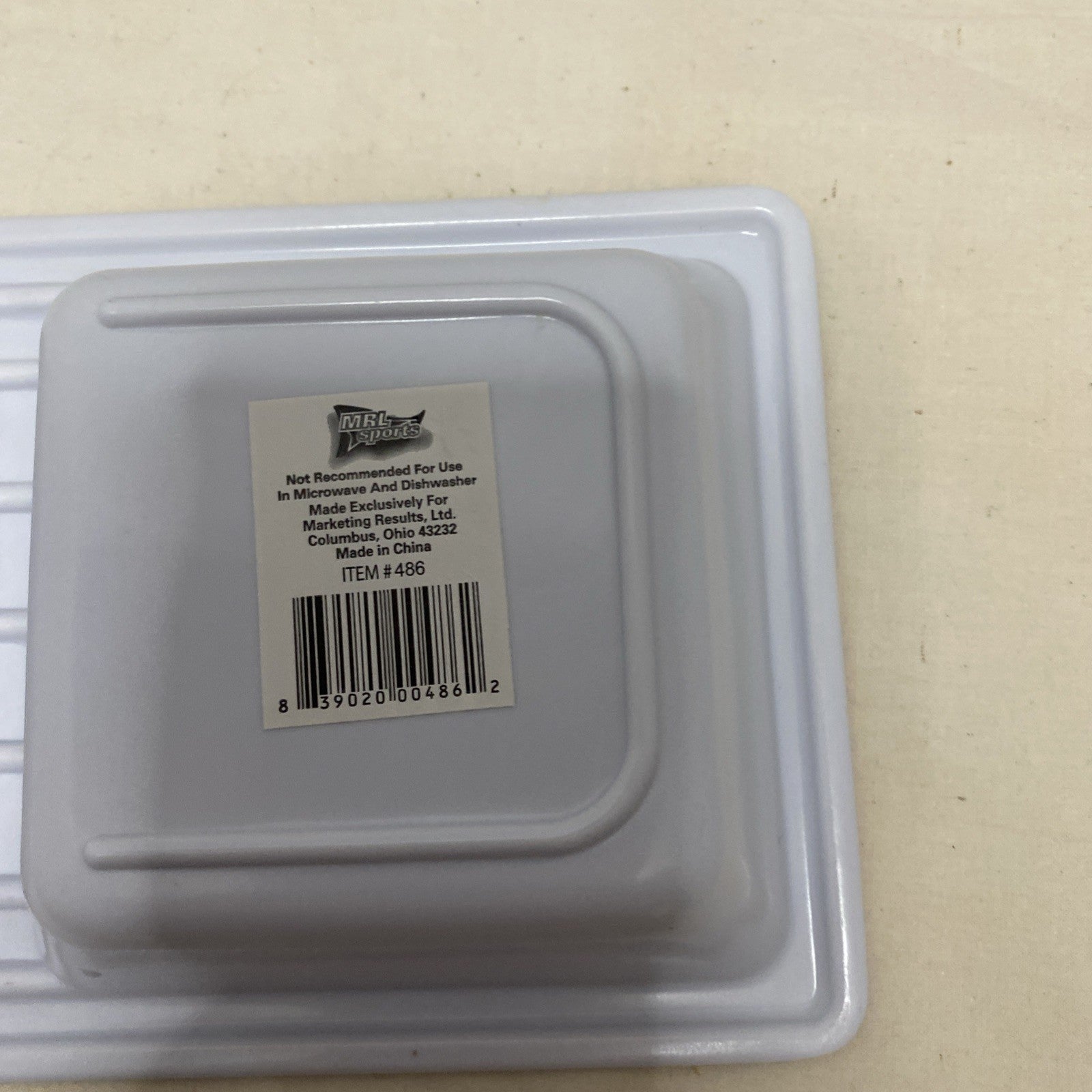 Ohio State 3 Section Divided Tray