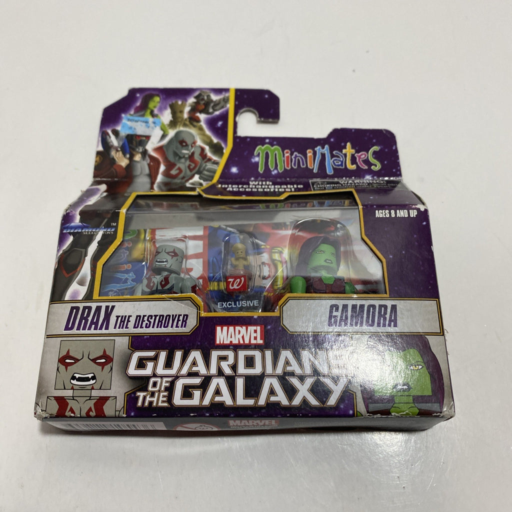 Minimates MARVEL GUARDIANS OF THE GALAXY DRAX THE DESTROYER & GAMORA (Walgreens)