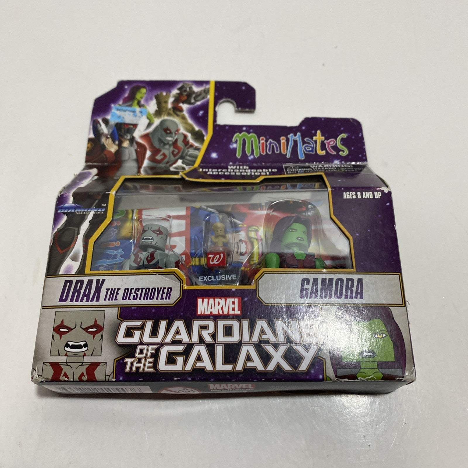 Minimates MARVEL GUARDIANS OF THE GALAXY DRAX THE DESTROYER & GAMORA (Walgreens)