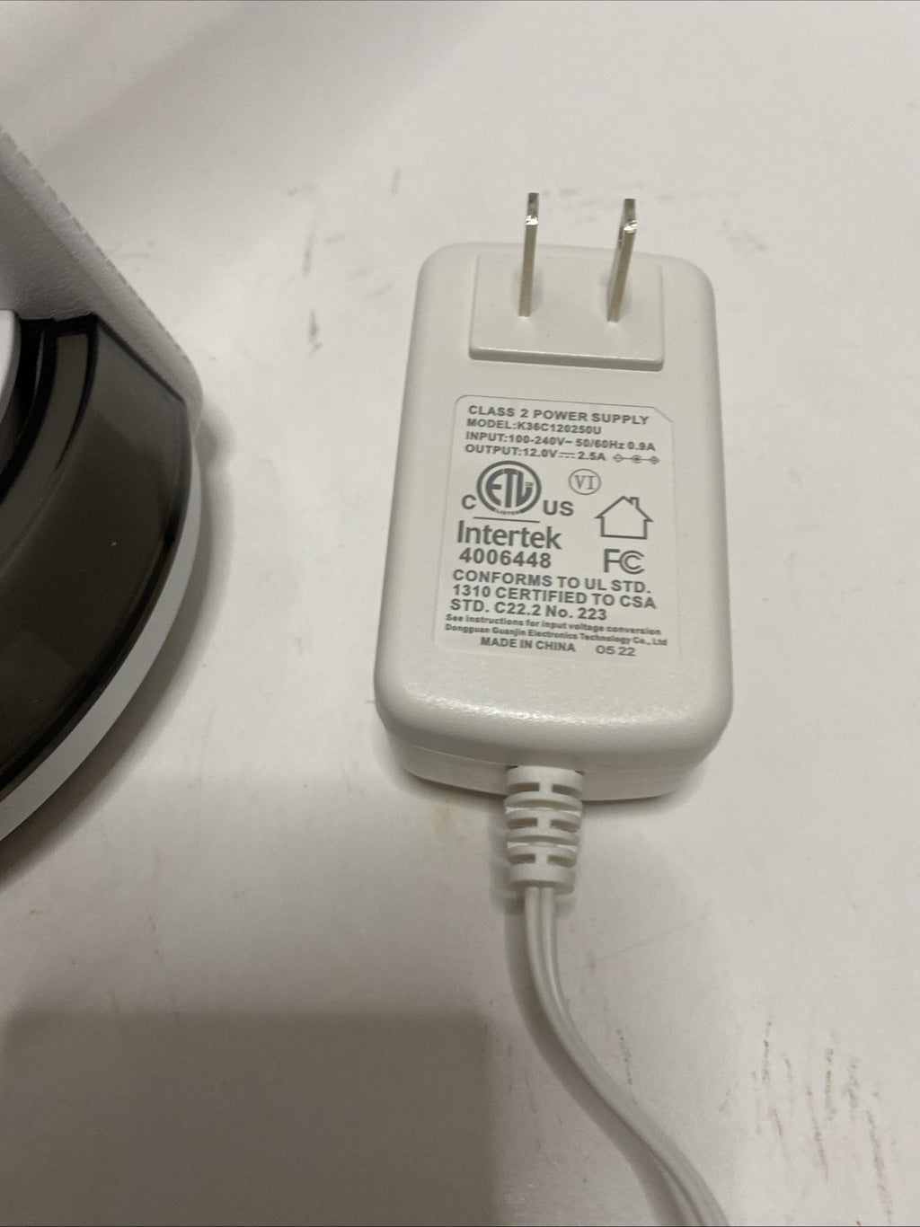 OttLite Wireless Charging LED Lamp Color Changing Base White With Power Cord