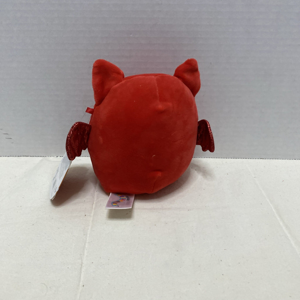 Squishmallows Halloween Valentine the Bat Fuzzy Belly 5 Inch Soft Plush New