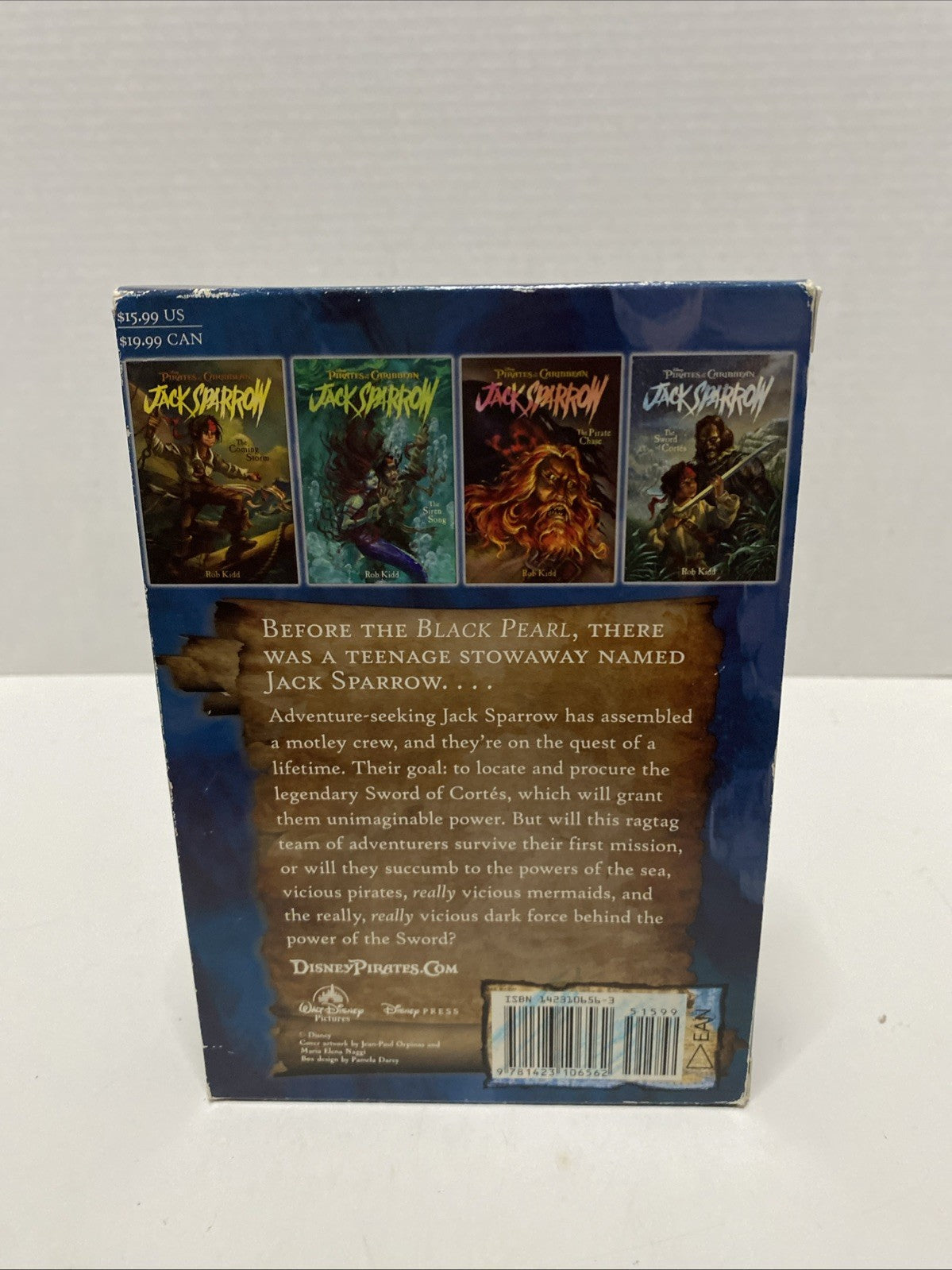 PIRATES OF CARIBBEAN: JACK SPARROW: QUEST FOR SWORD OF By Rob Kidd-Books 1-4