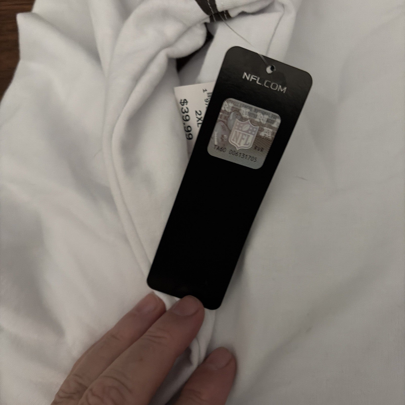 NFL Team Sleepwear 2XL Cleveland Browns Women’s Sleep Top White Long Sleeve