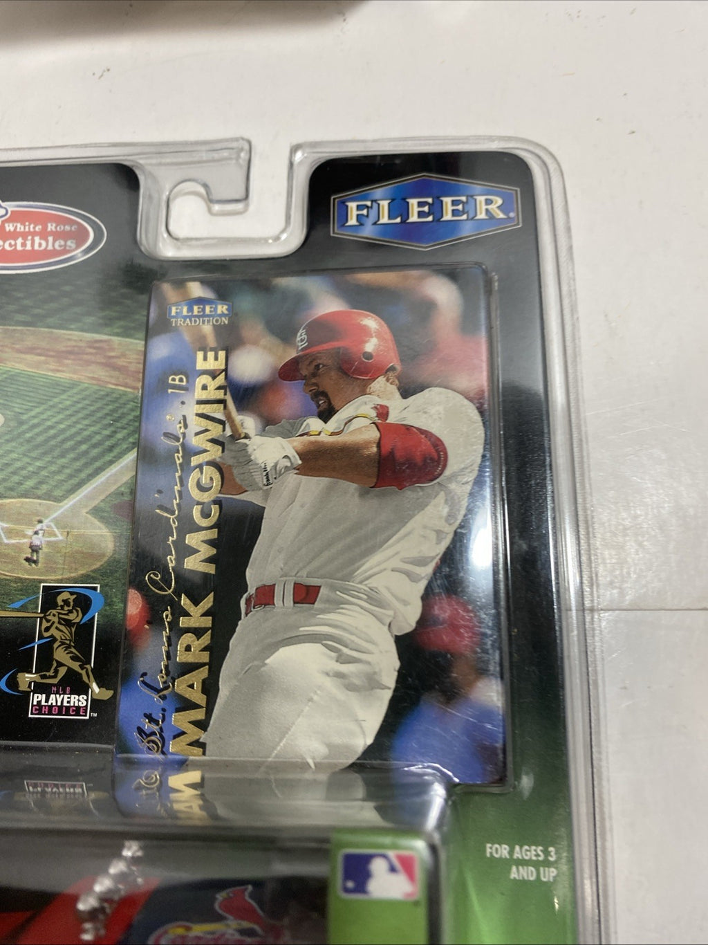 MLB White rose collectibles fleer Mark McGuire vehicle and card St. Louis Cardin