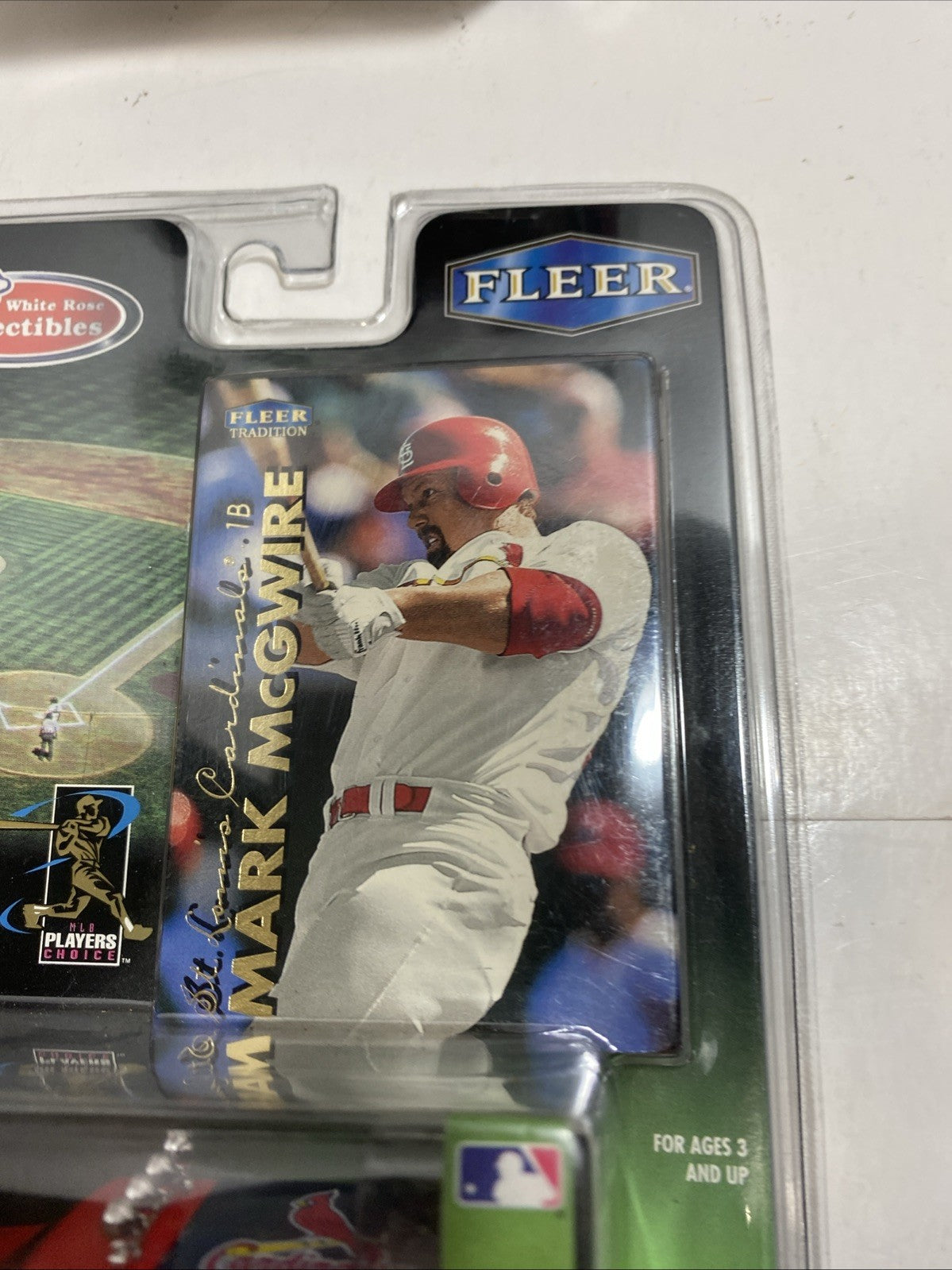 MLB White rose collectibles fleer Mark McGuire vehicle and card St. Louis Cardin