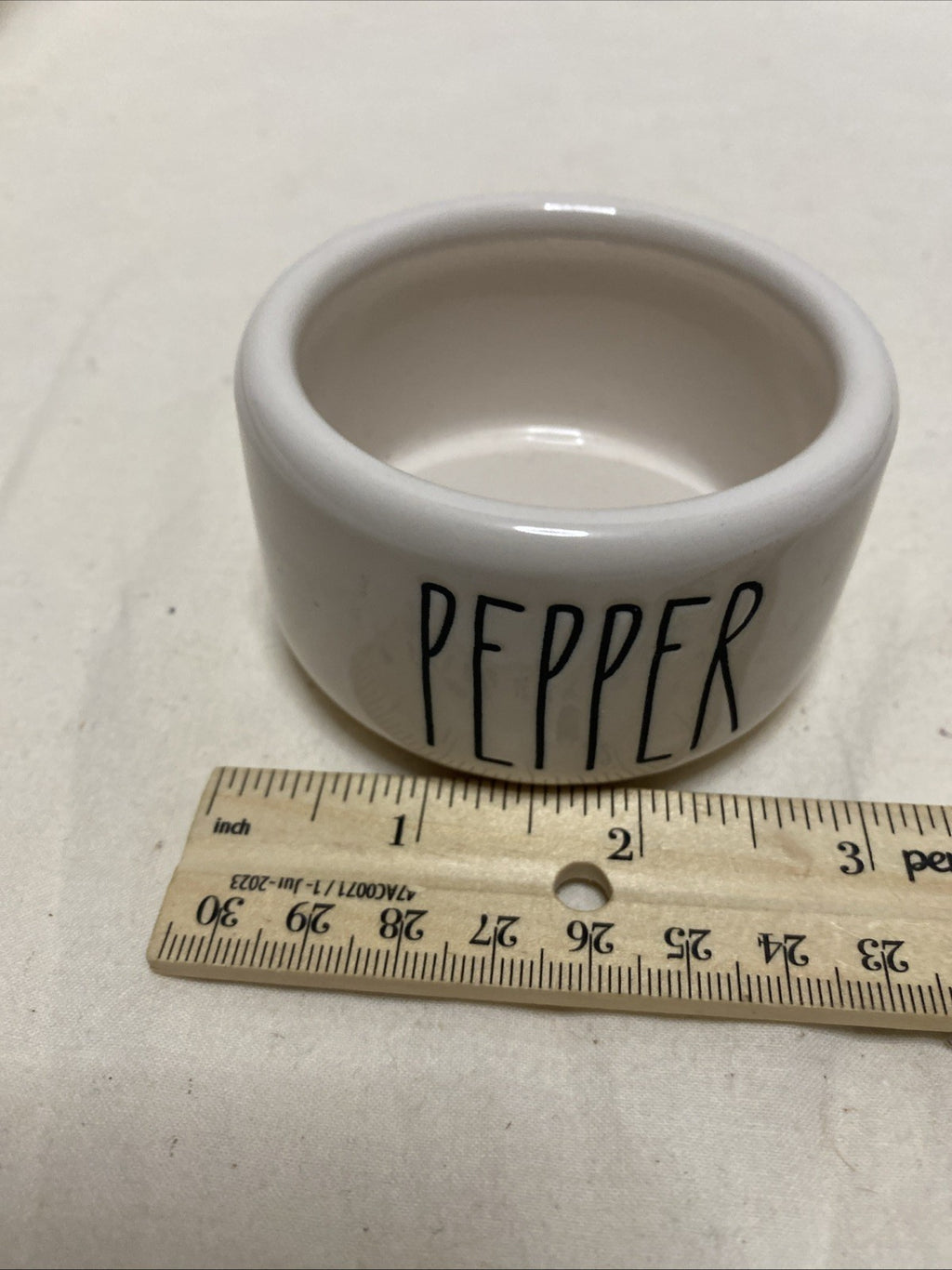 Rae Dunn Pepper only – Handcrafted Stoneware Spice Jar – Rustic Farmhouse Style
