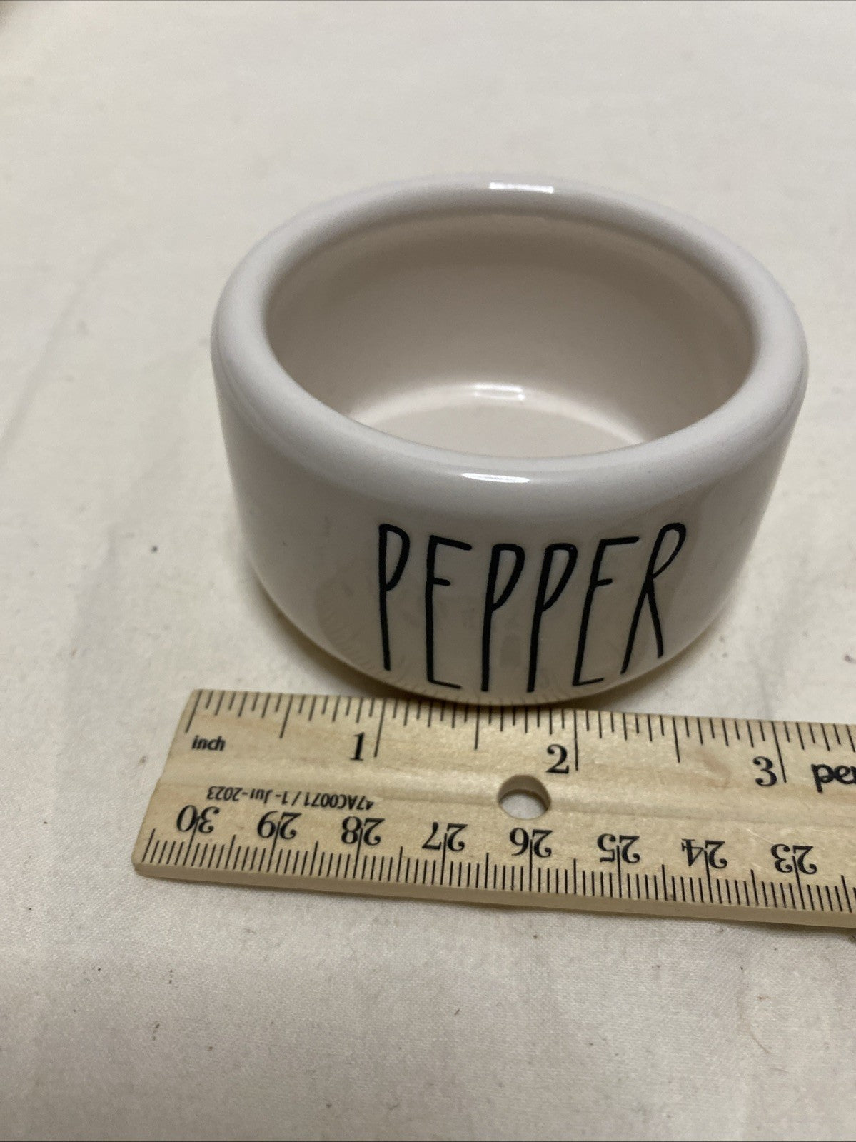Rae Dunn Pepper only – Handcrafted Stoneware Spice Jar – Rustic Farmhouse Style