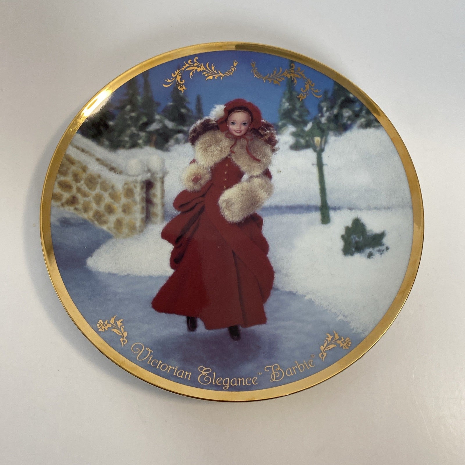 Barbie Victorian Elegance Hallmark 1996 Plate Limited Edition By Mattel #2027
