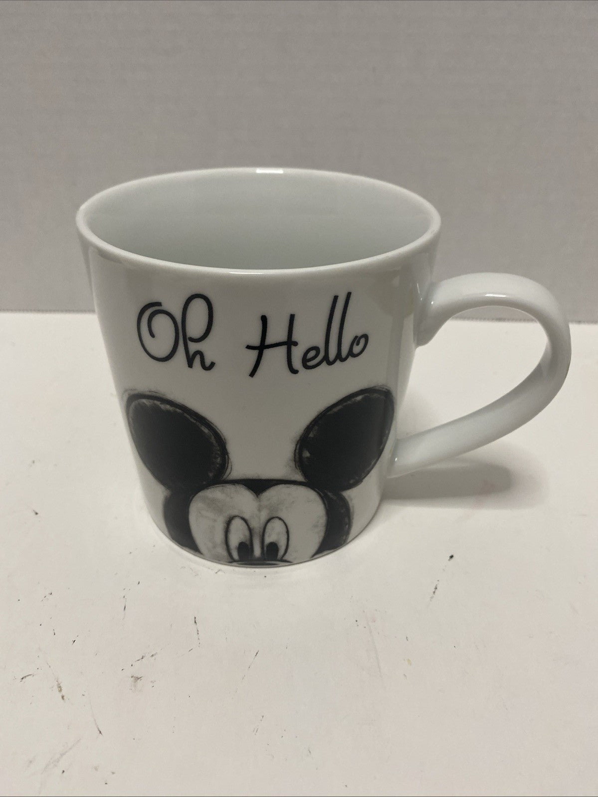 Disney 90 Years Of Magic Mickey Mouse “Oh Hello” Coffee/Tea Cup/Mug NEW