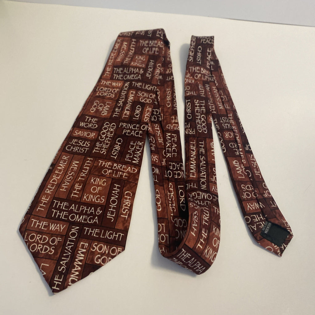 Divinity Series 2005 Christian Silk  Necktie “In His Name” Men’s Tie