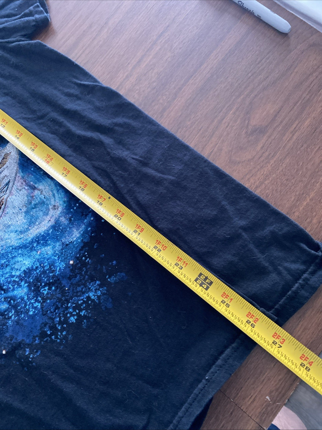 Bob Ross T-shirt Black  Galaxy Mens Size Large Shirt