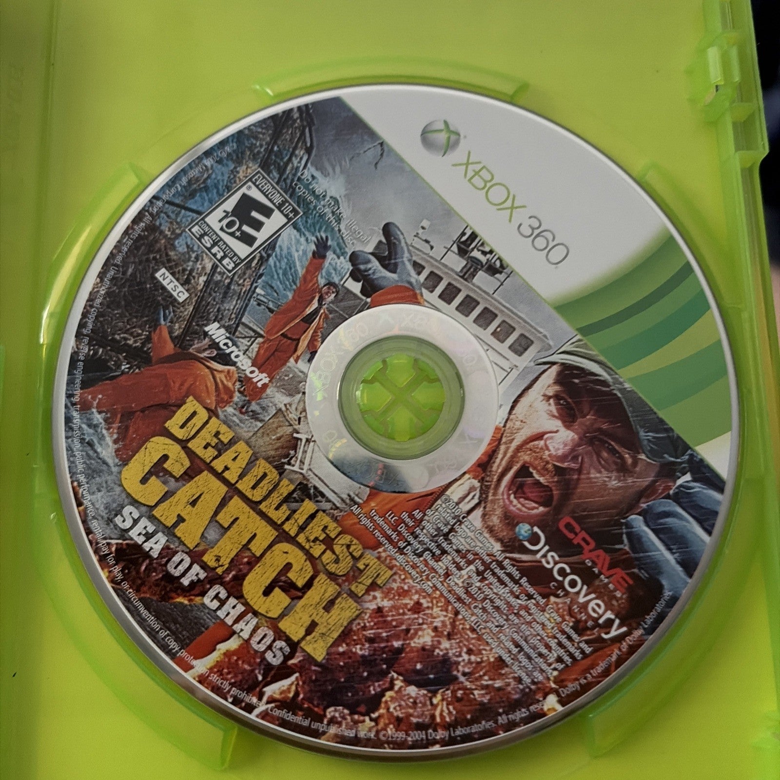 Deadliest Catch: Sea of Chaos (Microsoft Xbox 360, 2010) Tested