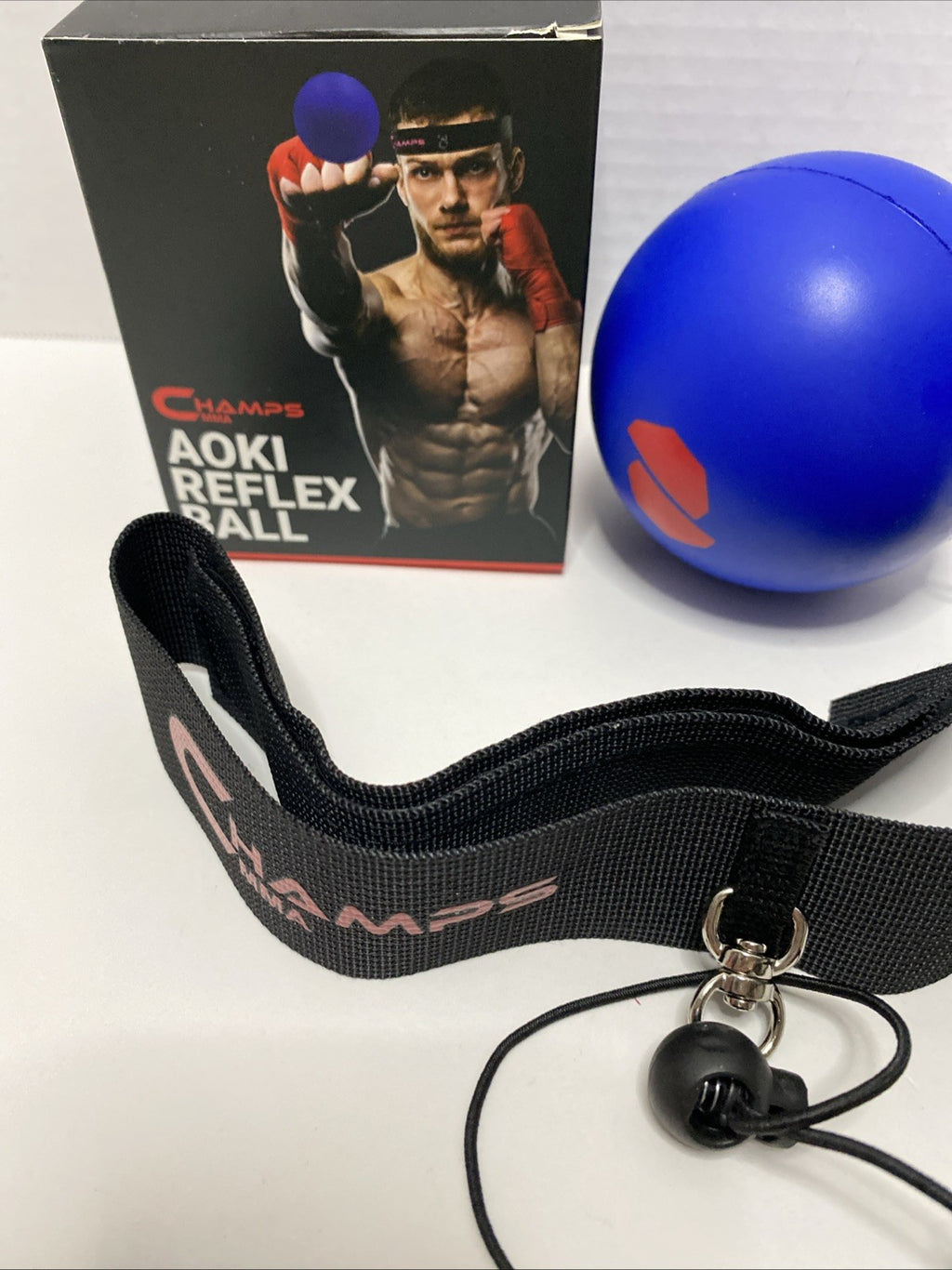 Champs MMA Red Reflex Ball Set