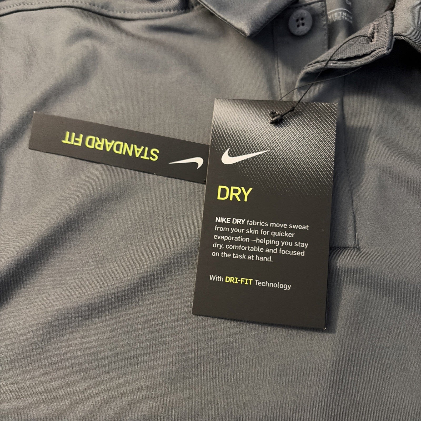 Nike Dry Fit Men’s Small Short Sleeve Polo Golf Shirt