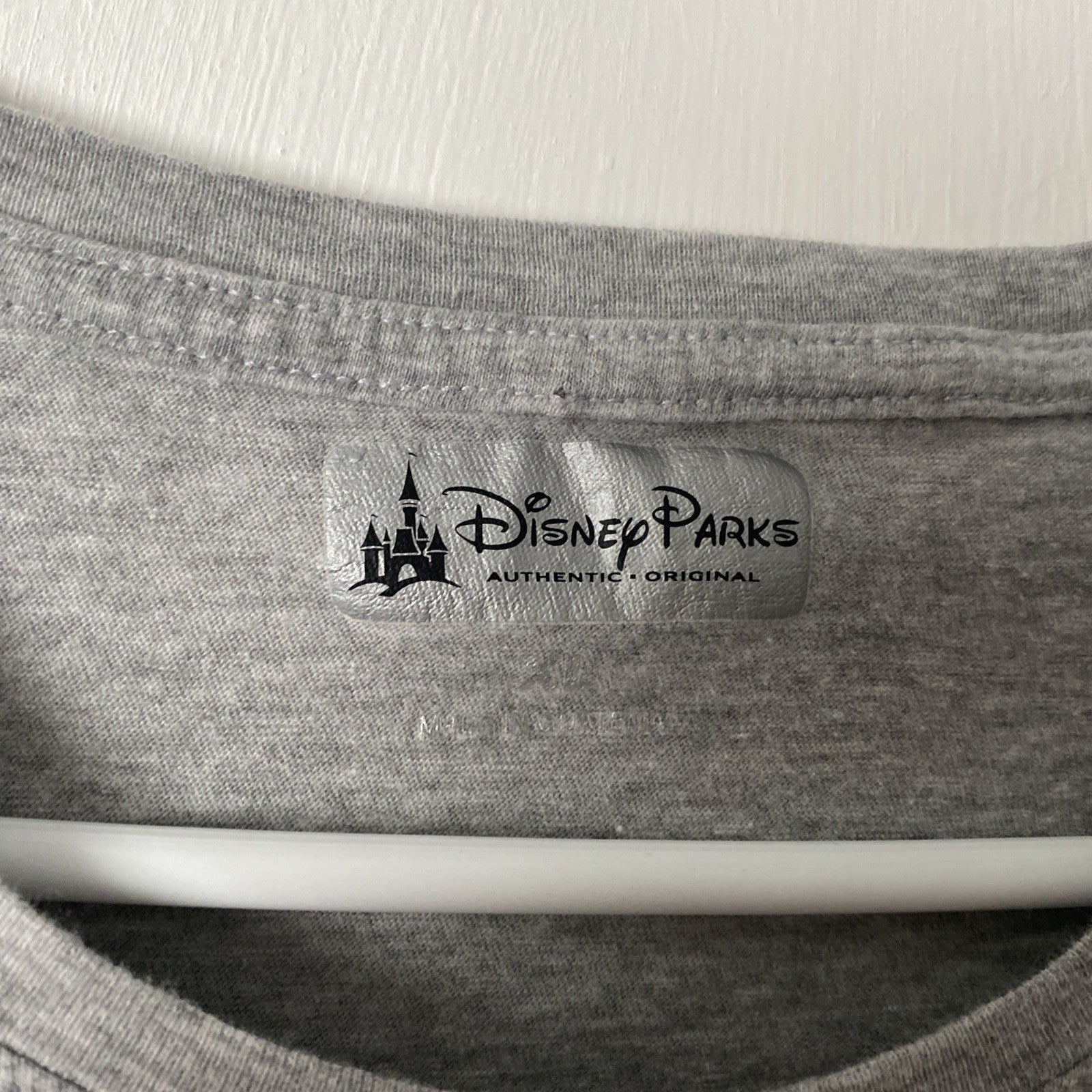 Disney Parks Walt Disney World Women's Basic Gray Logo Top Size XL D-14