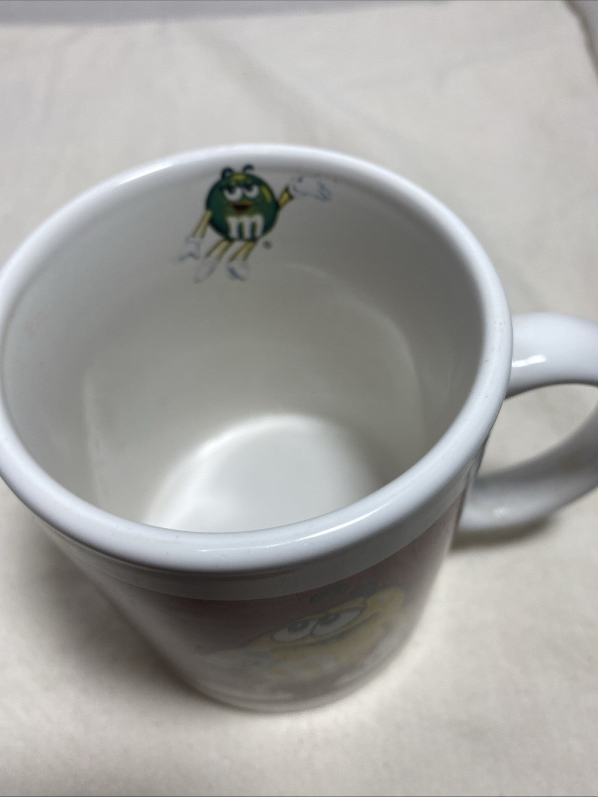 Vtg Collectible Red, Yellow, Blue, Green Mars M&M Coffee Cup Mug