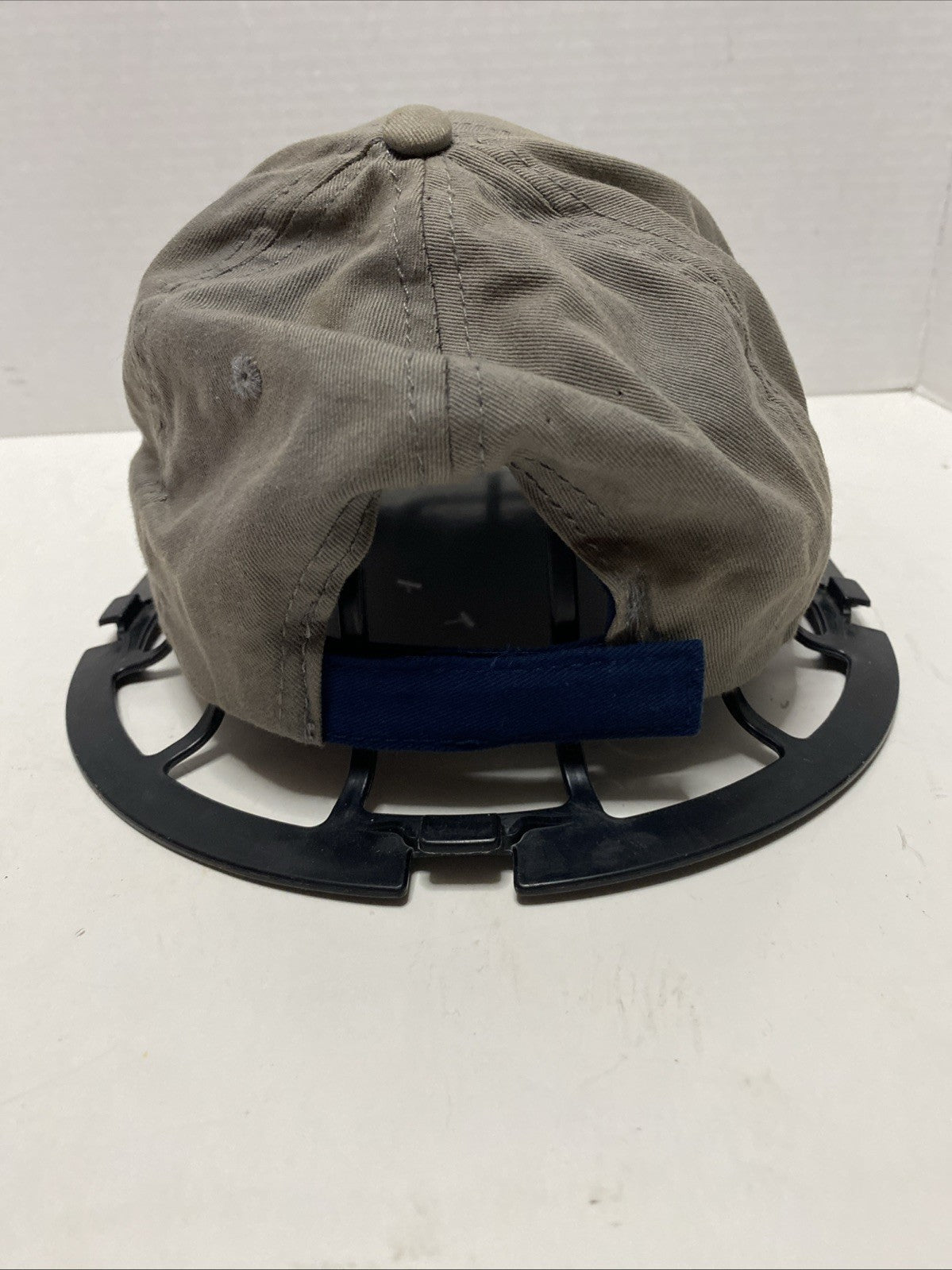 Bud Light Strapback Baseball Cap Gray One Size Adjustable Embroidered 6 Panel