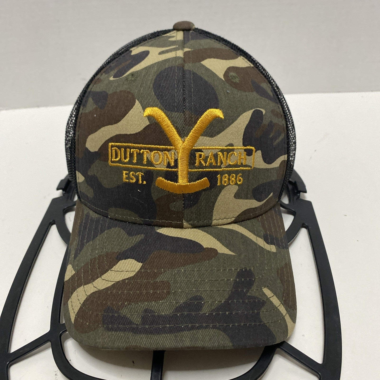 YELLOWSTONE Officially Licensed Camo Dutton Ranch Camouflage Trucker Hat Cap New