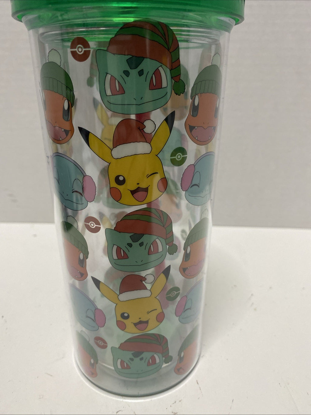 NEW Sleigh Bell Bistro Pokemon 20oz Christmas Tumbler 