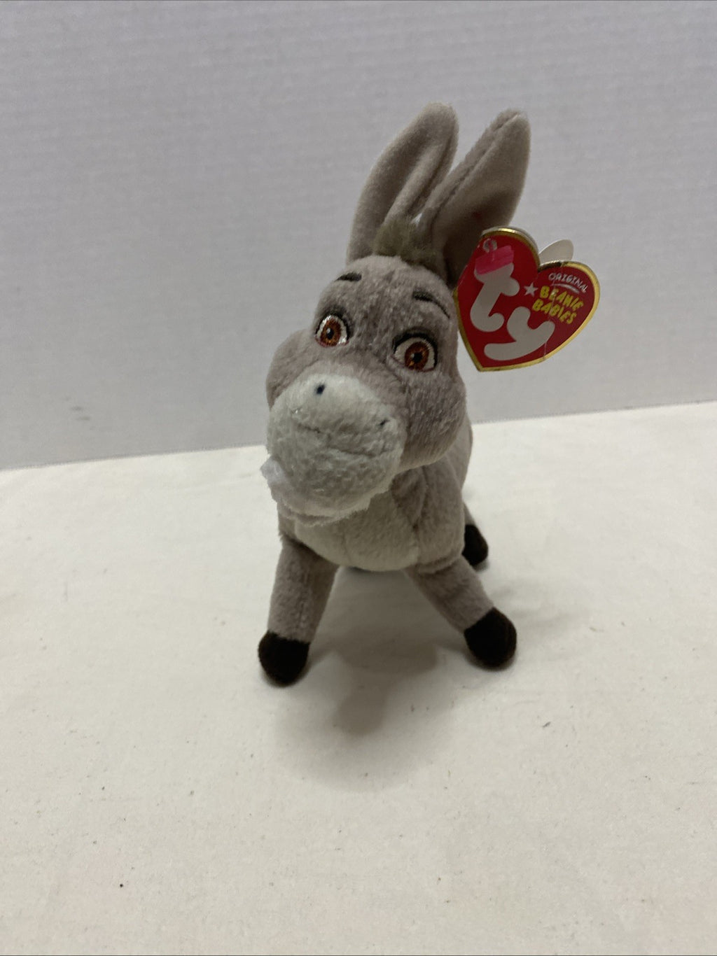 VTG TY Beanie Babies Donkey Shrek The Third Plush Toy 2007 Stuffed Rare
